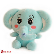 Jouet en peluche mignon éléphant bleu